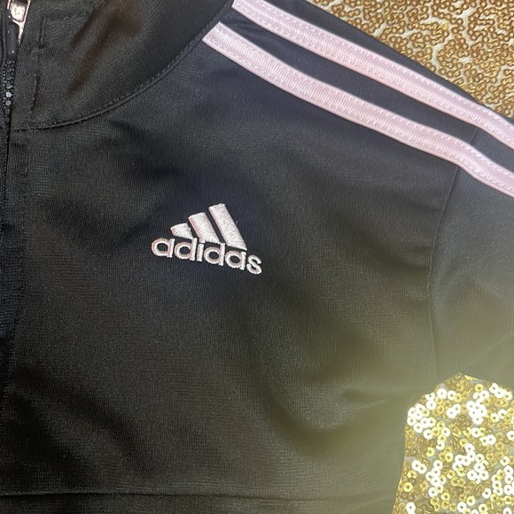 Black and Pink Adidas Track Suit - Picture 5 of 6